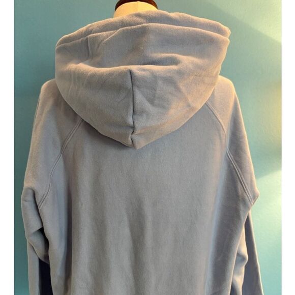 NWT THAKOON Drawstring Hoodie Dusty Blue TWET001556 100% Cotton S - Picture 6 of 7